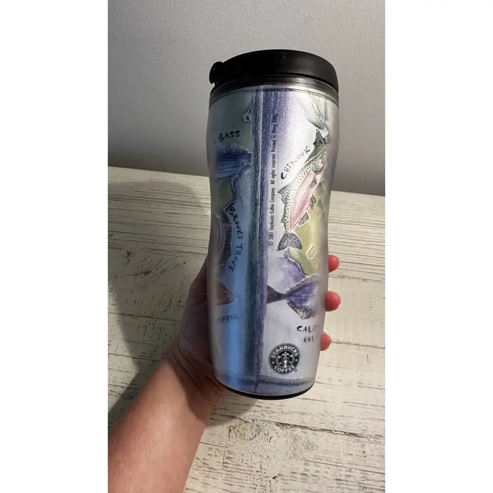 Starbucks Fish Of The United States Double Wall Tumbler 2001 Barista Coffee Mug